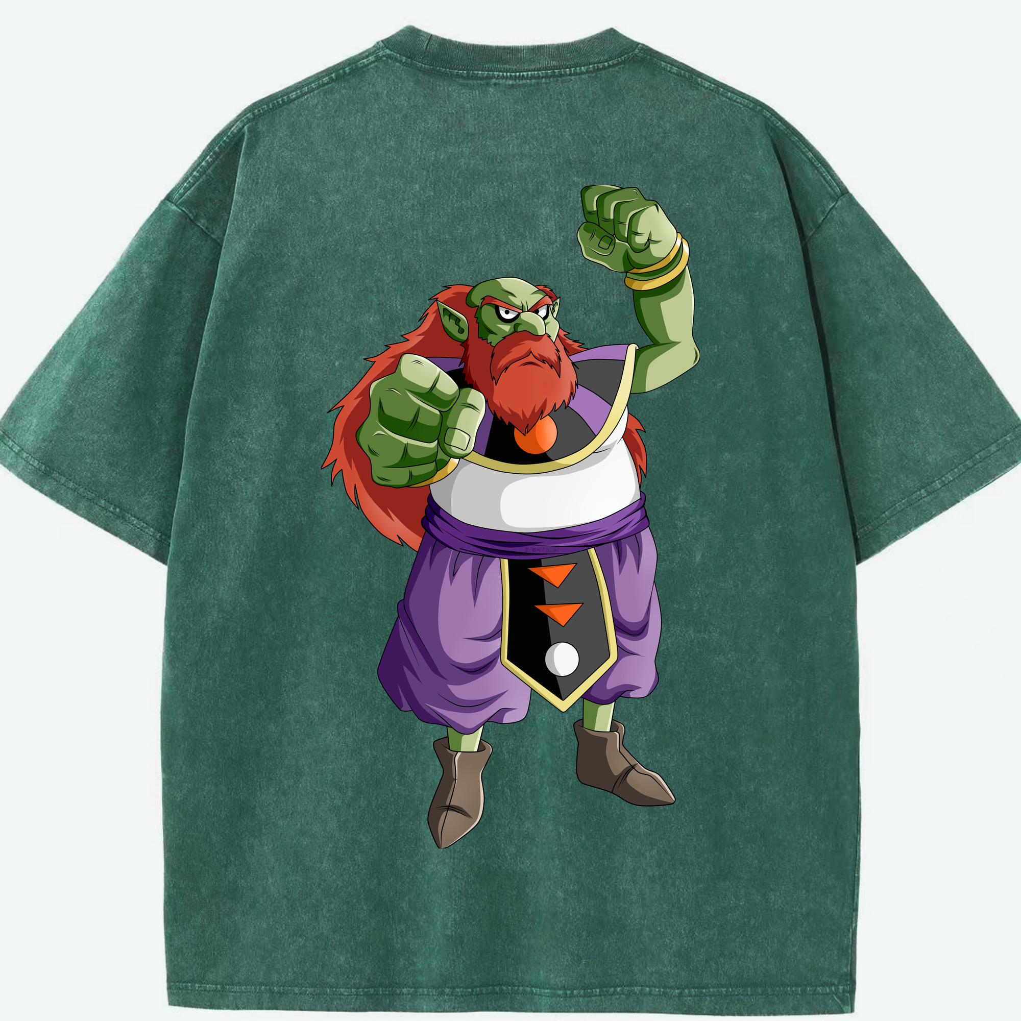 （画像用） ドラゴンボール DRAGON BALL 綿100% ヴィンテージ風 半袖Tシャツ（背面プリント）